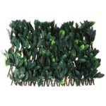 Płotek-Parawan z Sztucznymi Liśćmi do Balkonu o Wymiennych Rozmiach 180x30 cm.