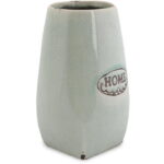 Wazon ceramiczny o wysokości 18 cm w stylu vintage w kolorze miętowym Home - obrazek 3