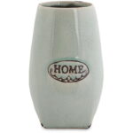 Wazon ceramiczny o wysokości 18 cm w stylu vintage w kolorze miętowym Home