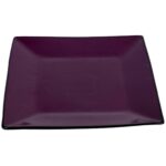 Komplet Ceramicznej Zastawy Stołowej w Odcieniu Fioletu - obrazek 2