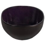 Komplet Ceramicznej Zastawy Stołowej w Odcieniu Fioletu - obrazek 3