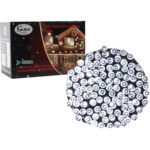 Lampki choinkowe 384 led energooszczędna gąsienica 10m zimny biały - obrazek 2