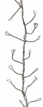 Zimnobiałe Lampki Świąteczne Gąsienica 384 LED, Do Zastosowania Na Zewnątrz IP44, 3m + 2m Przewód Sieciowy - obrazek 3