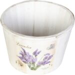 Osłonka Dekoracyjna Lawenda - Wiaderko Białe - obrazek 2