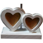 Romantyczna Lampa Stołowa z Ramkami na Zdjęcia w Stylu Prowansalskim - obrazek 3