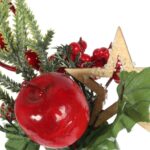 PIK Z JARZĘBINĄ I JABŁKIEM GAŁĄZKA 22 CM czerwona - obrazek 2