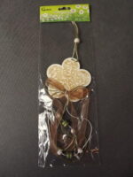 Zawieszka Kwiat drewniany w kolorze brązowym - obrazek 3