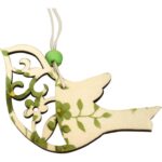 Drewniane zawieszki Leśne Ptaki - zestaw 3 sztuk