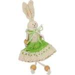 ZAJĄC ZAJĘCZYCA ZAWIESZKA WIELKANOC ZIELONY - obrazek 2