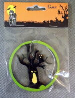 Czarna Zawieszka w Kształcie Drzewa w Kole, 8cm - obrazek 2