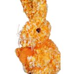 Zajączek Wielkanocny z Jajkiem - Pomarańczowa Dekoracja Goliat - obrazek 3