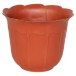 Doniczka Kwiat Minimalistyczna Ceglana 15x12 cm