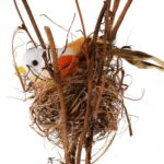 PTASZEK W GNIEŹDZIE NA PIKU 36CM - obrazek 2