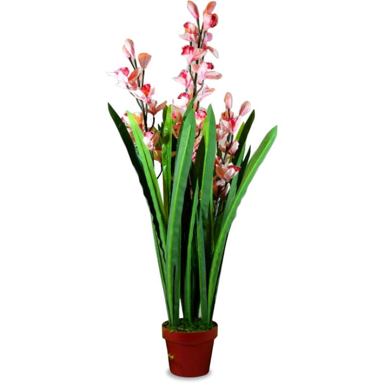 769324 Realistyczny Różowy Storczyk w Doniczce - Dekoracja o Wysokości 110 cm - obrazek 1