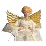 ANIOŁ DO POSTAWIENIA SZPIC NA CHOINKĘ 25 CM - obrazek 2