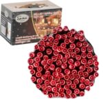 Energooszczędne Lampki Choinkowe LED 80 sztuk, Kolor Czerwony, Wewnętrzne, Zasilanie Sieciowe, Timer, Polska Dystrybucja