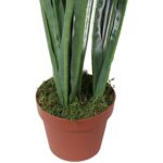 Realistyczna Dekoracja Kwiatowa - Czosnek w Doniczce 100 cm Fioletowy - obrazek 2