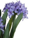 Realistyczna Dekoracja Kwiatowa - Czosnek w Doniczce 100 cm Fioletowy - obrazek 3