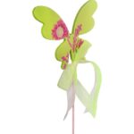 Wielkanocny Drewniany Motyl na Piku 50cm - Kolor Zielony/Seledynowy - obrazek 2