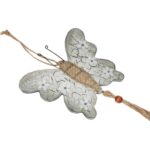 Wielkanocny Motyl - Drewniana Zawieszka w Kolorze Zacieranego Brązu - obrazek 2