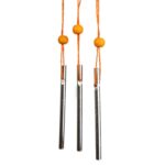 Zawieszka w kształcie Zająca z Dzwoneczkiem, Kolor Pomarańczowy, 24 cm - obrazek 3