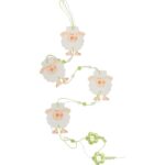 ZAWIESZKA DREWNIANA GIRLANDA Z 4 BARANKAMI