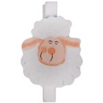 BARANKI KLAMERKI DREWNIANE 4SZT 7.5 CM WIELKANOC WIOSNA - obrazek 3