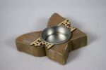 Drewniany Świecznik Tealight w Kształcie Motylka - Wielkanocny Decor Brązowy - obrazek 2