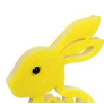 Zajączek wielkanocny z pianki figurka stojąca żółty 24cm - obrazek 2