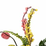 PIK Z JAJKIEM GAŁĄZKA WIELKANOCNA 26 CM ŻÓŁTO RÓŻOWA - obrazek 2