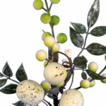 PIK Z JAJKIEM GAŁĄZKA WIELKANOCNA 26 CM KREMOWA - obrazek 2