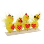 Kurczaki CUDAKI zestaw 4 sztuk 7cm - obrazek 2