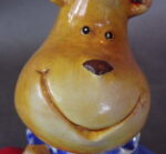 Ceramiczny Hipopotam z Serduszkiem - Figurka, 16 x 13 cm - obrazek 3