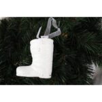 Zestaw 4 Białych Zawieszek Styropianowych w Kształcie Butów w Boksie PVC - obrazek 3