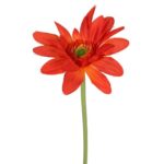 Pomarańczowa Dekoracyjna Gerbera 70 cm - Idealna do Kompozycji i Samodzielnej Dekoracji