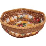 Koszyk na pieczywo okrągły 22 cm - obrazek 2