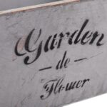 Duża Osłonka Drewniana Vintage z Uchwytami na Kwiaty i Zioła Garden - obrazek 3