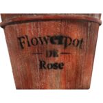 DONICA OSŁONKA DREWNIANA BRĄZOWA ŚREDNICA 23CM - obrazek 2