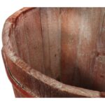 DONICA OSŁONKA DREWNIANA BRĄZOWA ŚREDNICA 19CM - obrazek 3