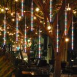 Dekoracyjne Meteory Świetlne LED Multi Kolor 10 sztuk, 60cm, Do Użytku Zewnętrznego - obrazek 3