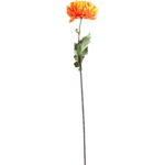 Chryzantema Pomarańczowa Strzępiasta 80 cm - Dekoracja do Wnętrz i na Dzień Wszystkich Świętych - obrazek 2