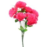 Bukiet 9 goździków z wąsami kolor różowy - obrazek 2