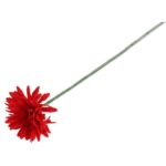 Gerbera Czerwona Dekoracyjna 55cm - Kwiat Sztuczny Wysokiej Jakości - obrazek 3