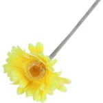 Żółty Kwiat Dekoracyjny Gerbera, Wysokość 55 cm, Realistyczny Wygląd - obrazek 3