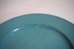 Talerz Obiadowy Vintage Turkusowy 28,5 cm - obrazek 2