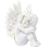 ANIOŁ BIAŁY ZE SKRZYDŁAMI 15 cm - obrazek 2