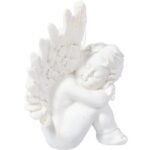 ANIOŁ BIAŁY ZE SKRZYDŁAMI 15 cm