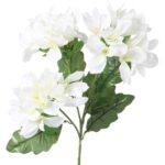 Sztuczna Gałązka Azalii Białej o Długości 68cm - obrazek 2