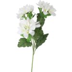 Sztuczna Gałązka Azalii Białej o Długości 68cm