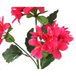 GAŁĄZKA SZTUCZNEJ AZALII W KOLORZE CIEMNYM RÓŻU 68CM - obrazek 3